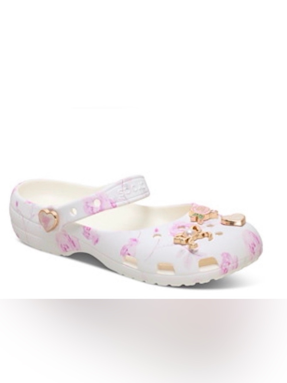 NWT Loveshackfancy crocs limited edition size 9 floral ballet ballerina flats